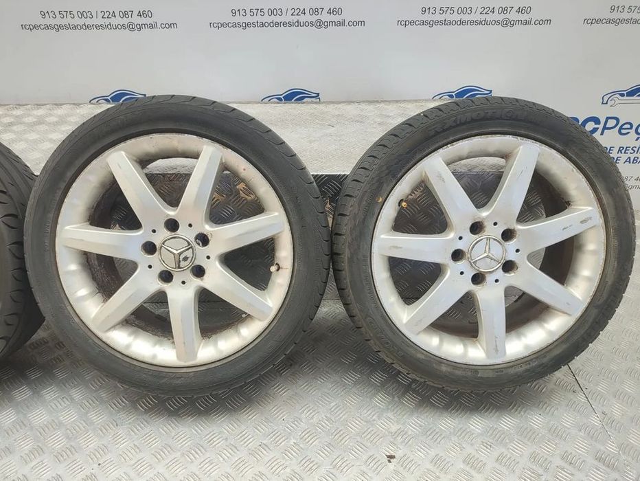 Conjunto Jantes 17 Originais Mercedes Benz Class C W203 7,5J ET37