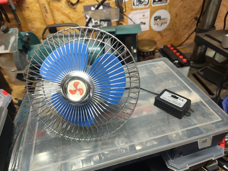 Wiatrak wentylator 12V