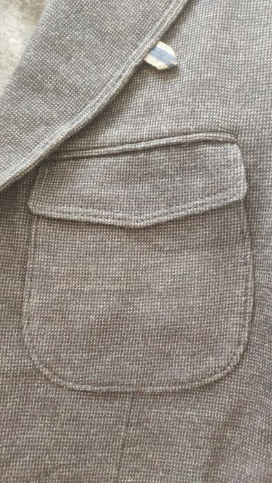 Marynarka wełna Massimo Dutti granatowa