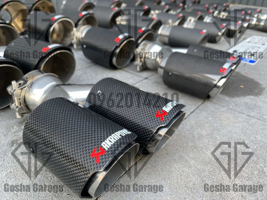 Насадка на глушитель akrapovic акрапович 76 мм 89 мм 101 мм 114 мм