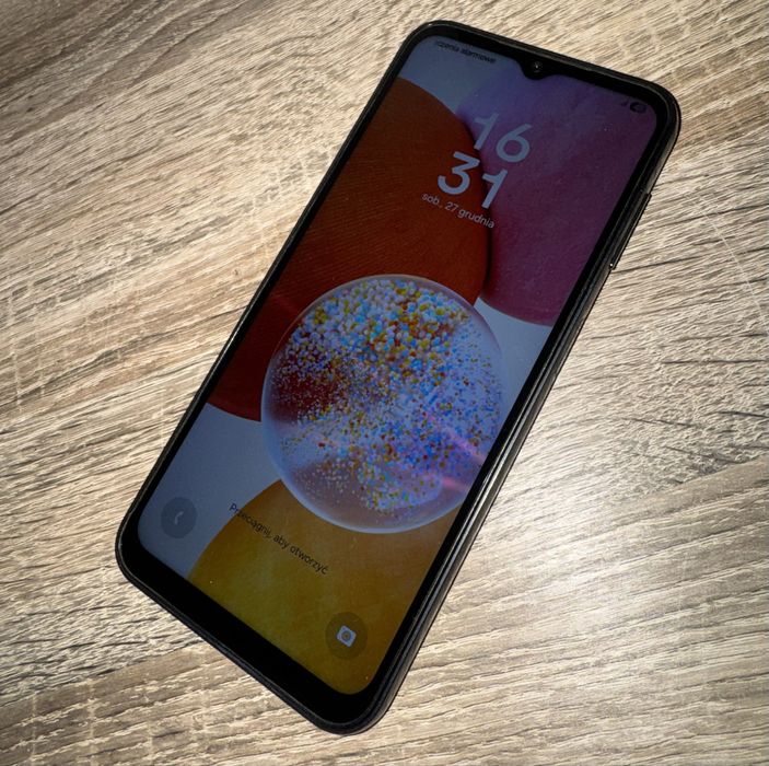 !!! Smartfon SAMSUNG Galaxy A14 4GB/64GB w Kolorze Czarny w Dobrym Stanie !!!