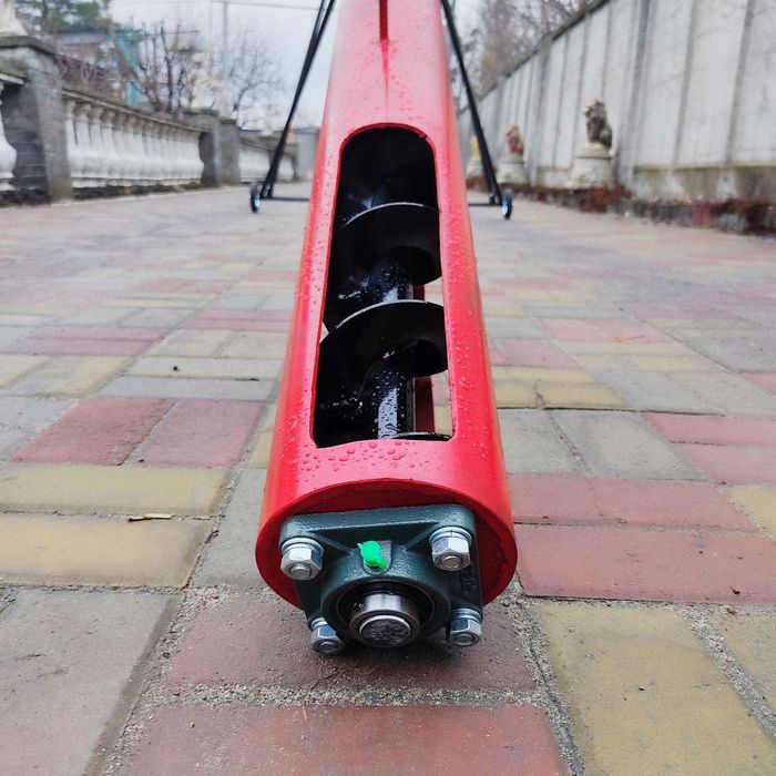 Шнек 219*4м, гвинтовий конвеєр, протруювач, шнековый навантажувач