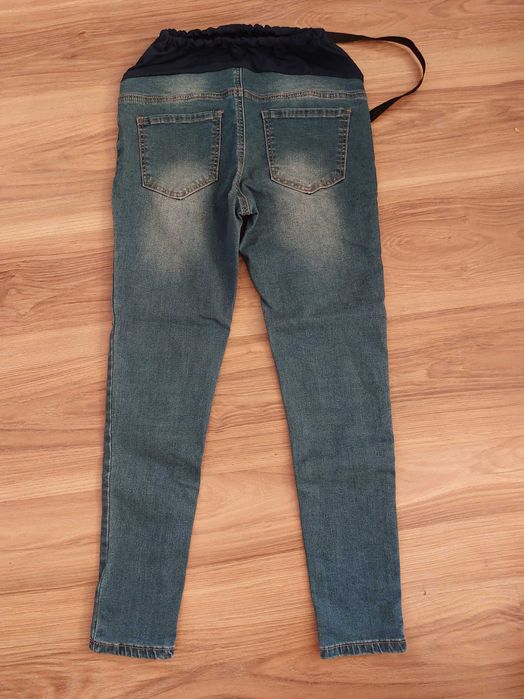 Spodnie ciążowe jeans skiny