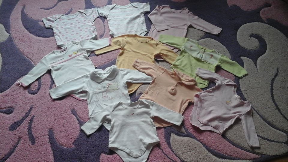 PAKA BODY dla dziewczynki 10szt.
