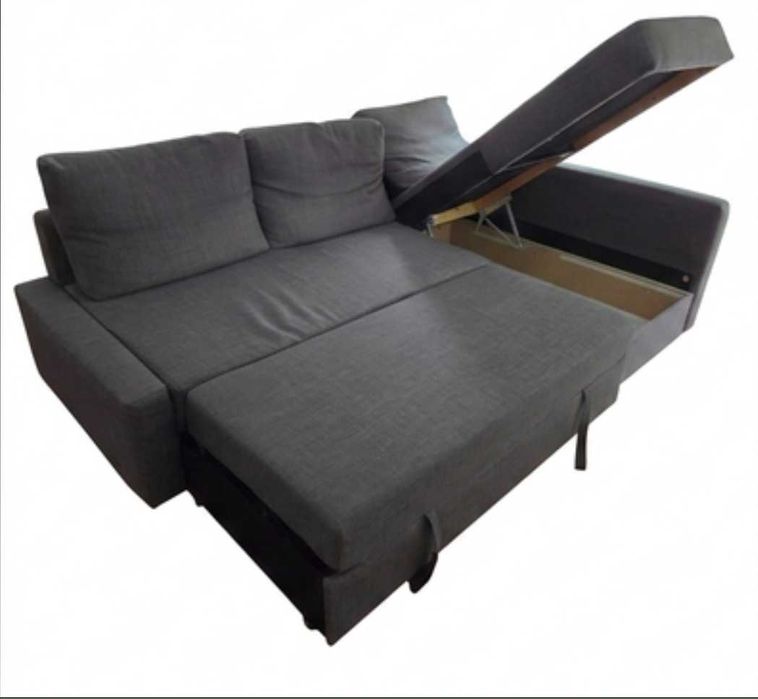 Sofá-cama com arrumação