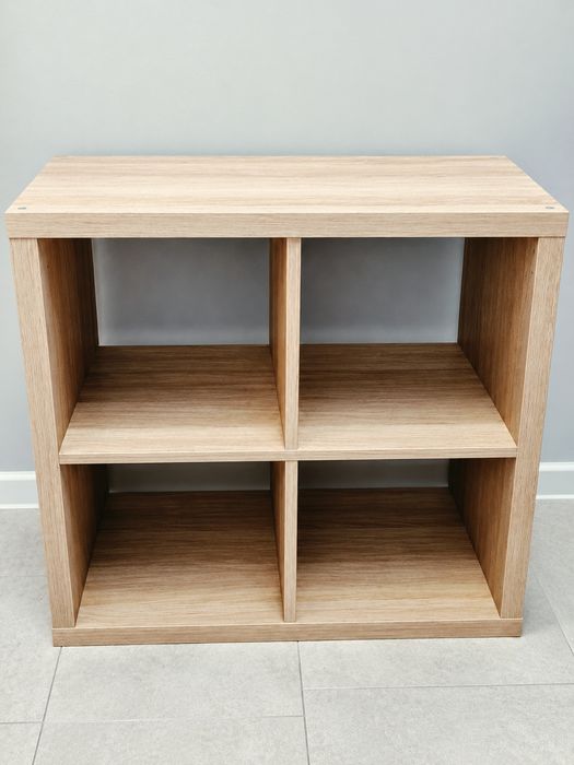 Regał Ikea Kallax Dąb bejcowany 77x77x39 cm stan idealny