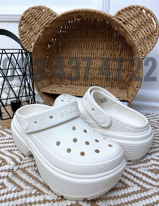 Stomp Clog на Платформі Жіночі Крокси Сабо Усі розміри Crocs Crocs