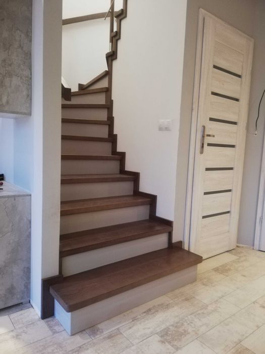 schody drewniane, dywanowe i na beton