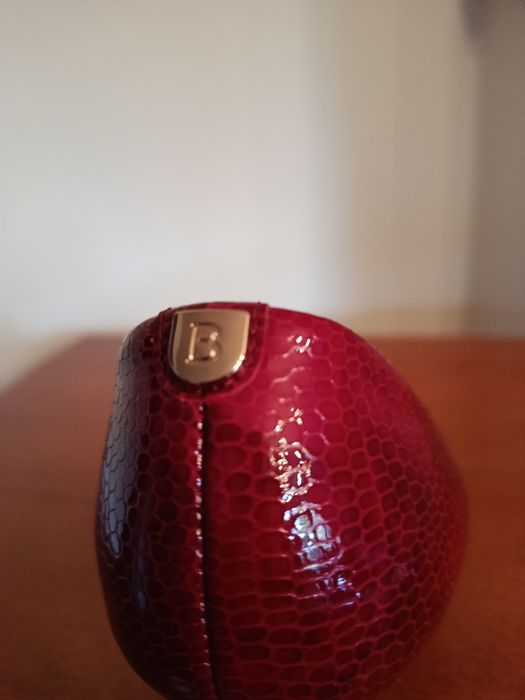 Szpilki Bayla skóra lakierowana, burgund 37