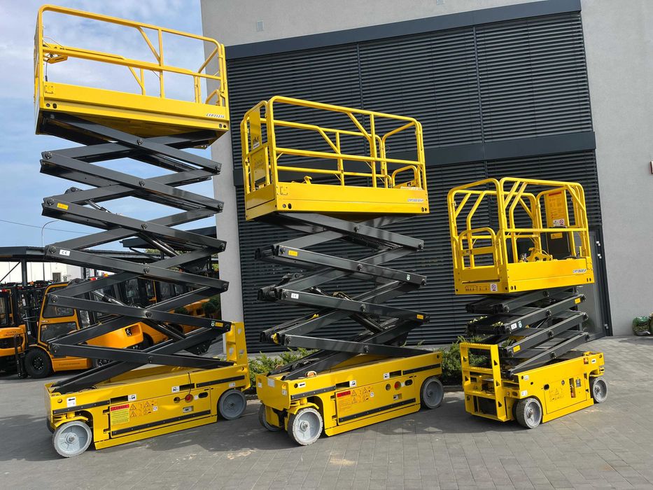 Podnośnik nożycowy nowy Gunter Grossmann, elektryczny 12m + 2 m