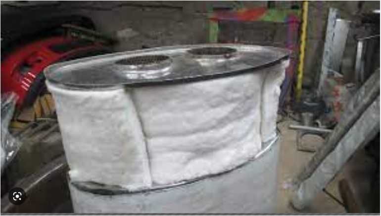 Вогнетривка Керамічна вата для резонатор, каталізатор прямотоку