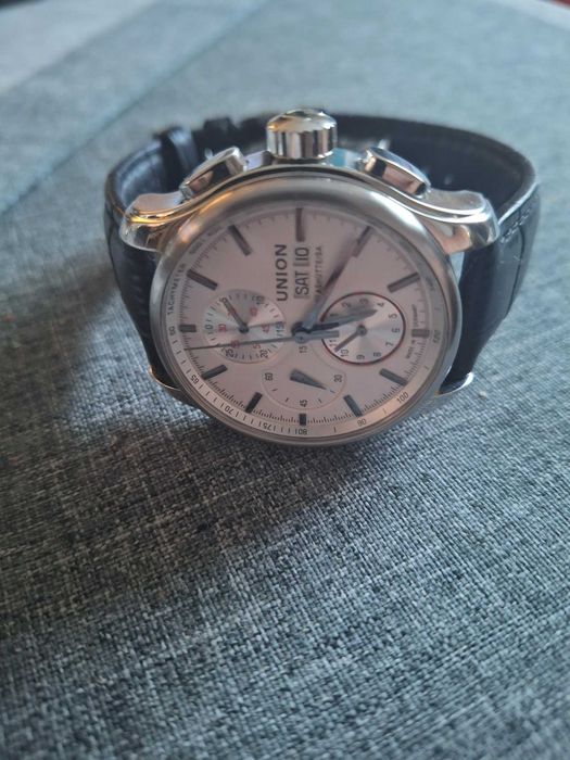 Zegarek męski automatyczny UNION Glashutte Chronograph ETA 7750 43mm