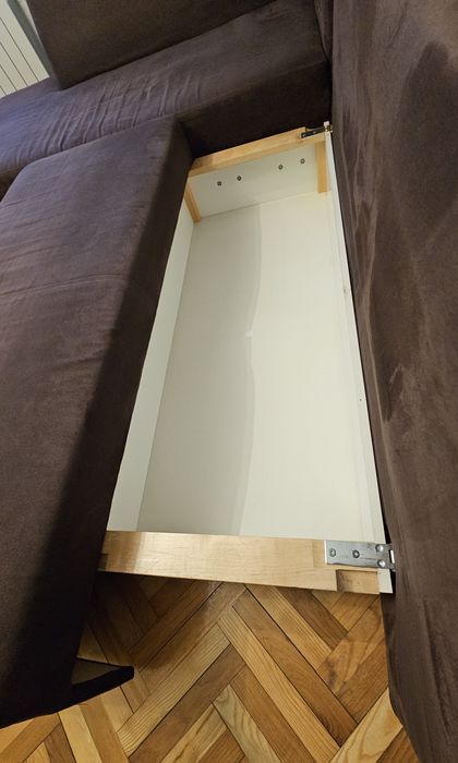 Narożnik sofa z funkcją spania
