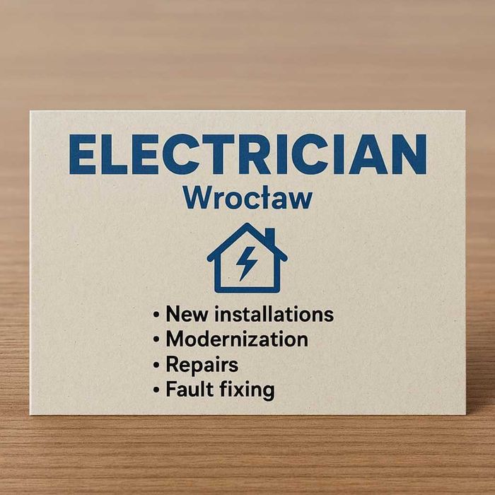 Electrician Wrocław – New Installations, Repairs, Modernization