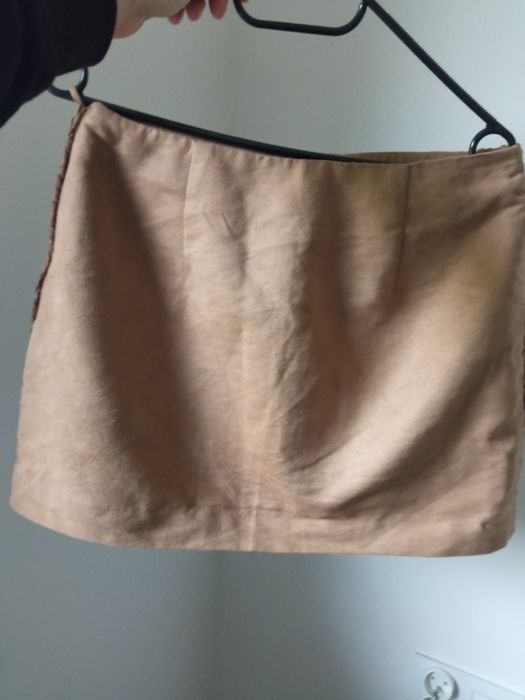 Brązowa spódnica haftowana, spódnica Boho H&Mr. 38 M