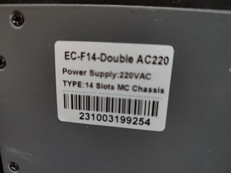 Шасси для медиаконвертеров