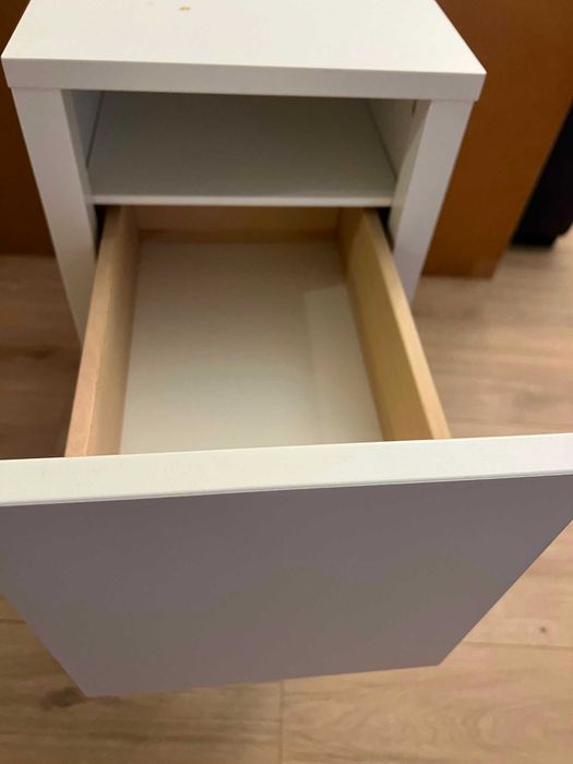 Szafka nocna biała IKEA