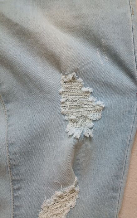 Голубі джинси скіні