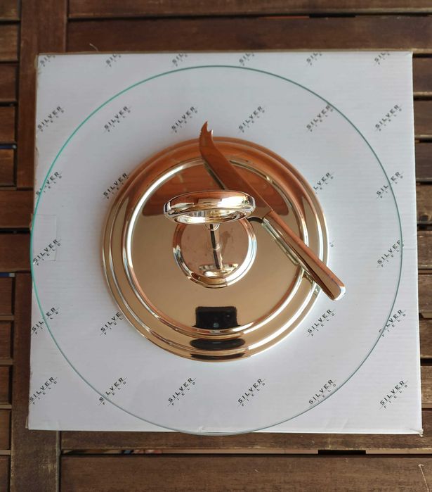 Prato de Queijo com Faca da Silver Field