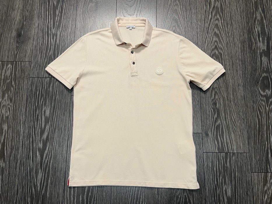 Moncler Maglia чоловіча поло класичне з логотипом футболка котон M