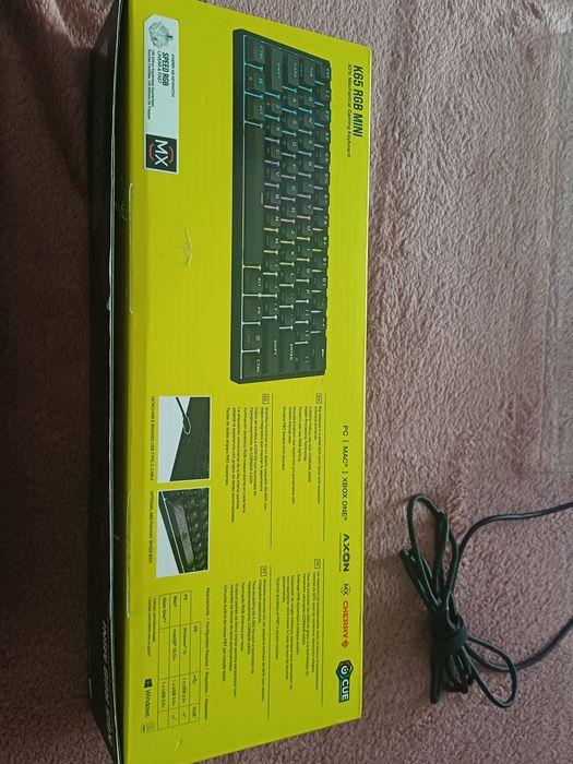 Klawiatura Corsair k65 RGB Mini (steelseries logitech endorfy redragon