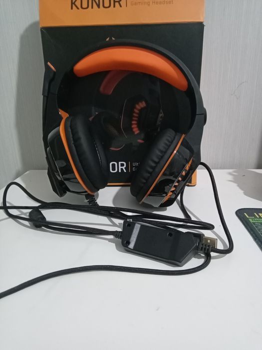 Headset gaming KROM Konor Ultimate 7.1 - NOVO na caixa (PS4/PC)
