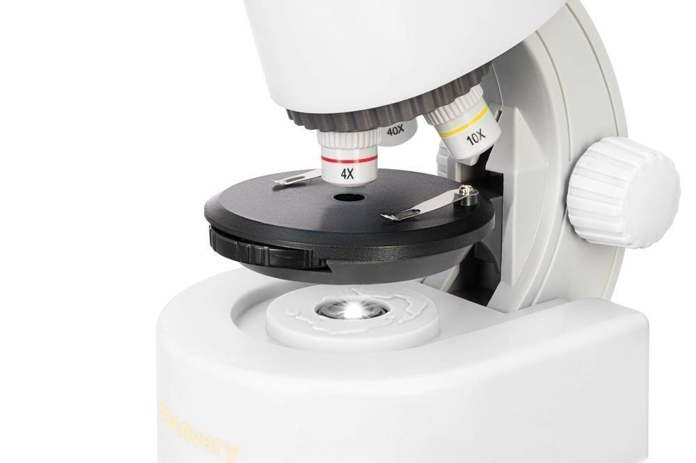 Mikroskop optyczny, szkolny dla dzieci 640x / Discovery Micro +książka