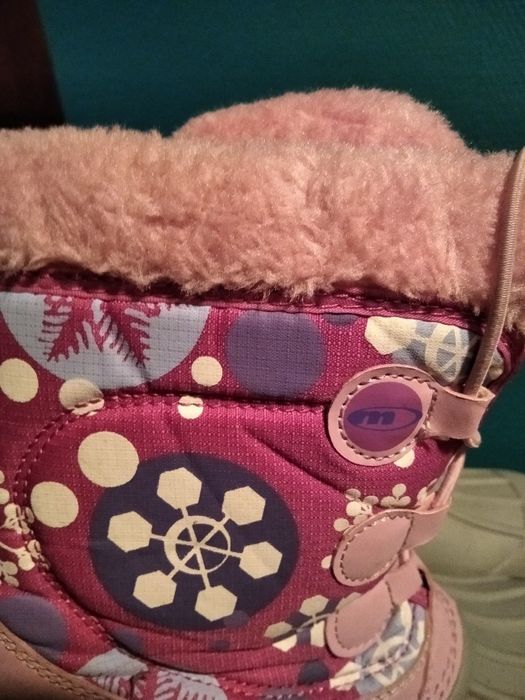 Śniegowce dziewczęce rozmiar 34