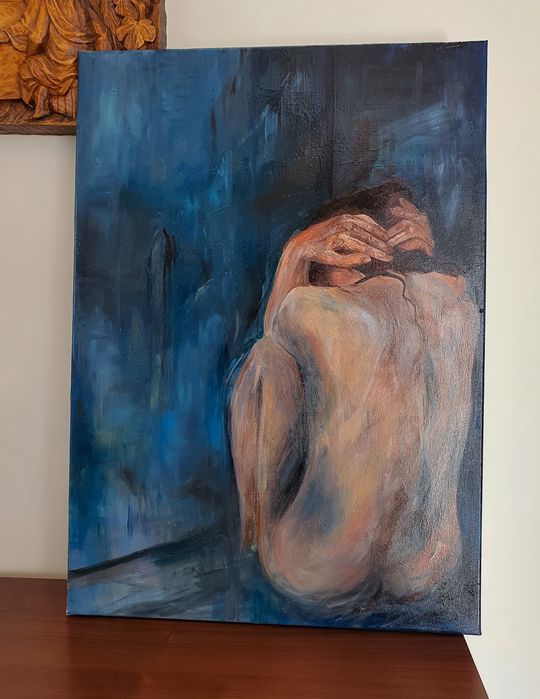Obraz olejny 50×70 cm "Blue"