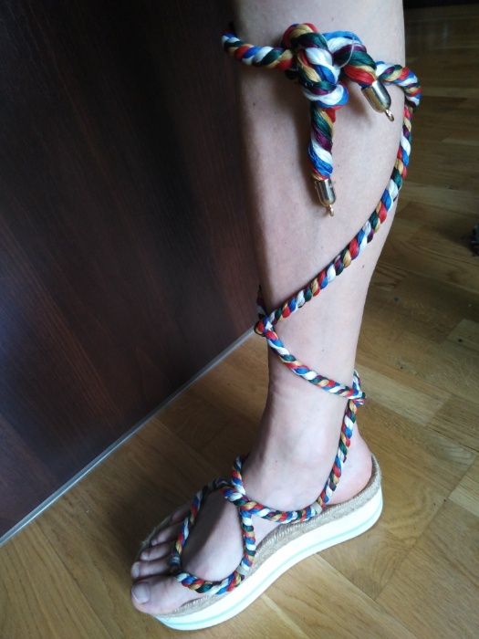 Obag sandały espadryle O drillas Donna Hig Lazure O Bag