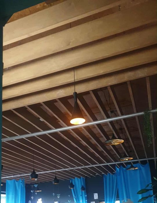 Sufit listwowy podwieszany lamele