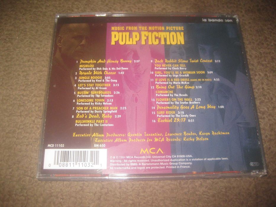 CD da Banda Sonora (OST) do Filme "Pulp Fiction"