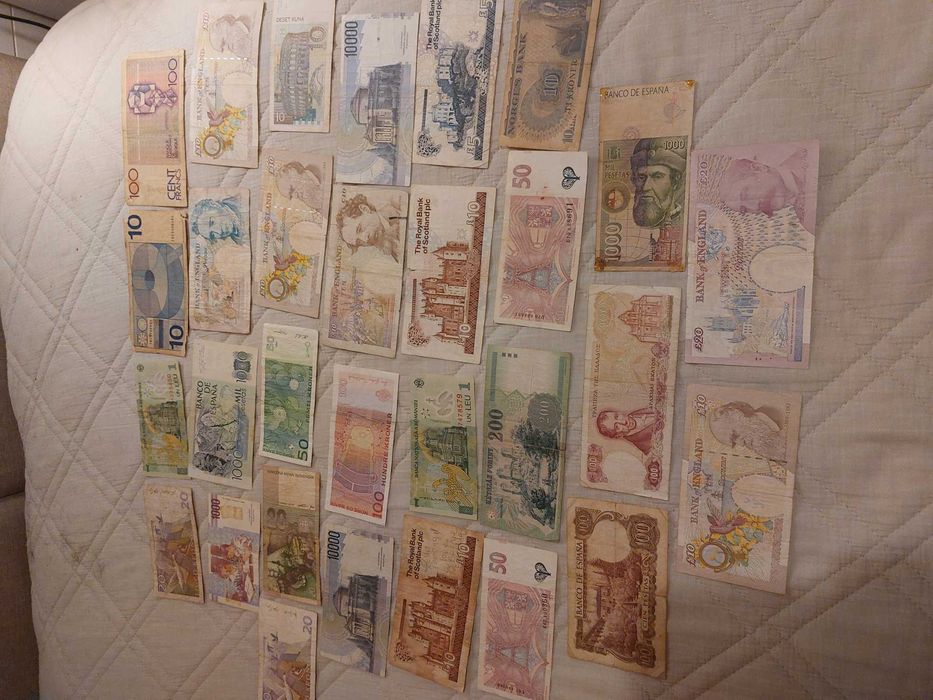 Notas europeias de colecção
