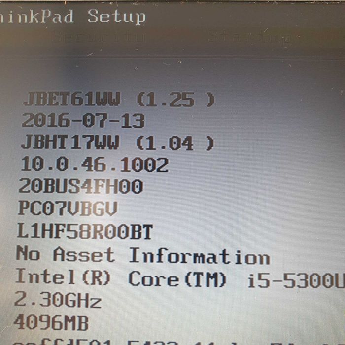 Motherboard lenovo T450 com processador I5-5300U sem anomalia