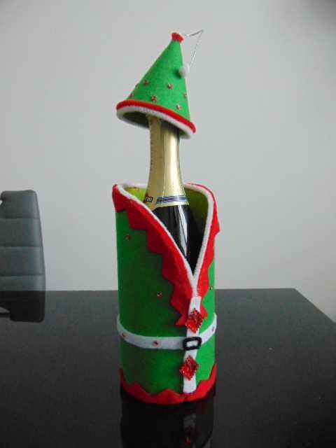 do kolekcji - ozdoba świateczna na butelke - prezent nr 2
