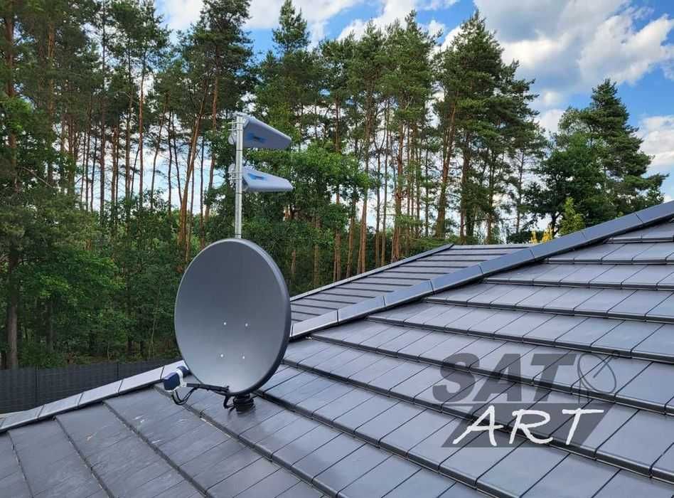 Montaż Serwis Anteny satelitarne naziemne / CANAL+/ Internet/ Starlink