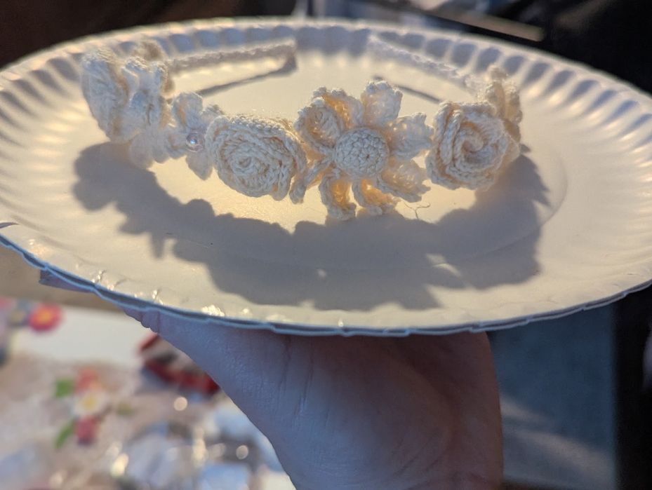 Opaska na szydełku hand made
