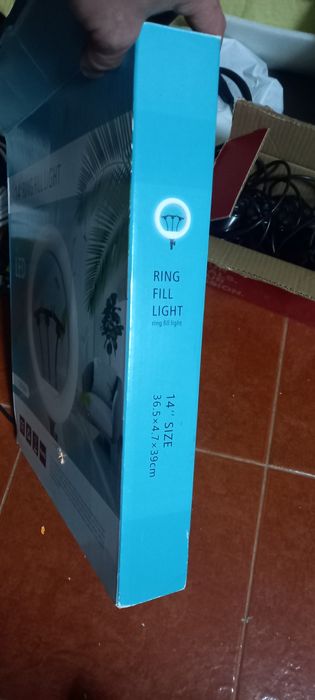 Led ring fill light 14 polegadas