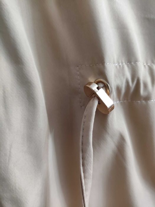 Parker Senhora Impermeável Bege Reversível - Nova