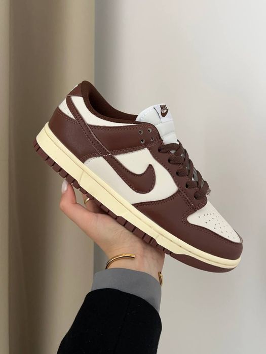 Nike Dunk Low Brown White (Cacao / Chocolate) Найк Взуття Кросівки ТОП
