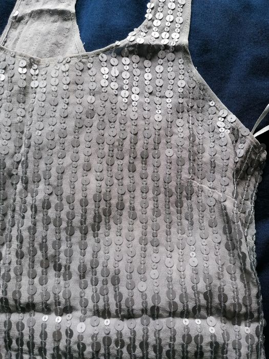 Túnica/ vestido com lantejoulas