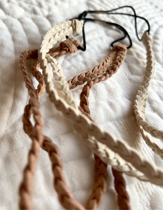 Dwie elastyczne opaski na głowę z H&M