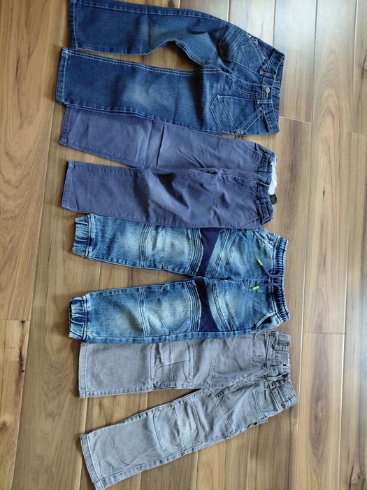 Spodnie chłopięce jeansy 110/116