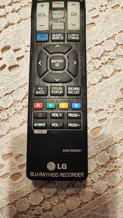 Pilot LG Blu-Ray/HDD Recorder