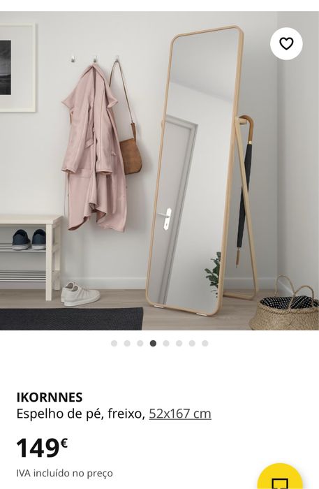 Espelho corpo inteiro ikea