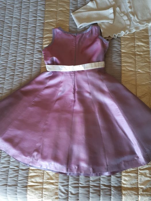 Vestido cerimónia, marca Valentina, 8/9 anos, + casaco