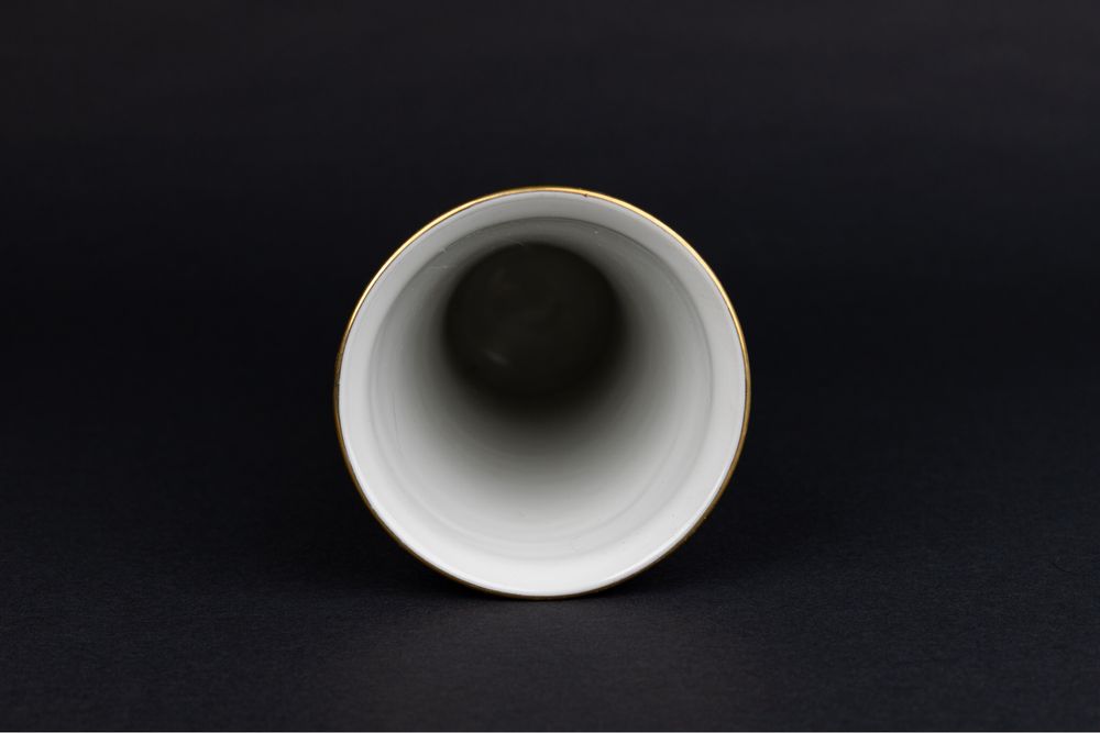 Alka Kunst Königin der Nacht wazon porcelanowy ręcznie malowany