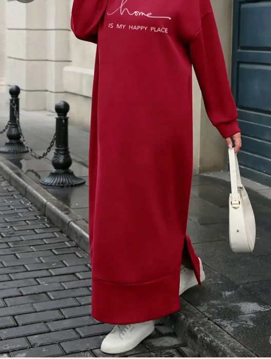 Платье -худи на флисе 50-52