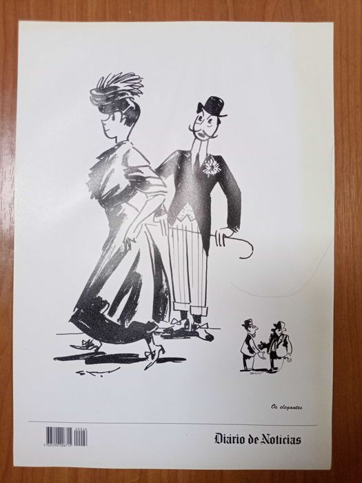 STUART INÉDITO DN 1990 fac-similes de desenhos de Stuart de Carvalhais