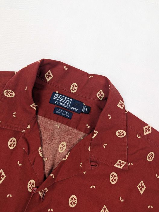 Polo Ralph Lauren czerwona ceglasta koszula S